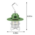 thumbnail image 3 of Ovzne New Portable Camping Lamp, Usb Rechargeable Camping Lantern, Hanging Dimmable Led Tent Lantern, Lightweight Camping Light For Courtyard Outdoor, 3 of 6