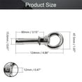 thumbnail image 2 of Expansion Lifting Eyebolt M12x80mm Eye Ring Bolt 4.72" Length 304 Stainless Steel Expansion Bolts with Nuts Eye Hooks Anchor Fastener for Concrete Wall Masonry Ceiling Silver 2Pcs, 2 of 5