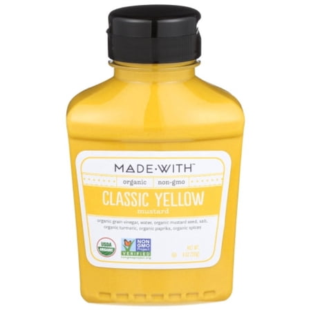 MADE WITH MUSTARD YELLOW ORG 9 OZ - Pack of 6