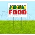 thumbnail image 1 of Jamaican Food (18" x 24") Yard Sign, Includes Metal Step Stake, 1 of 6