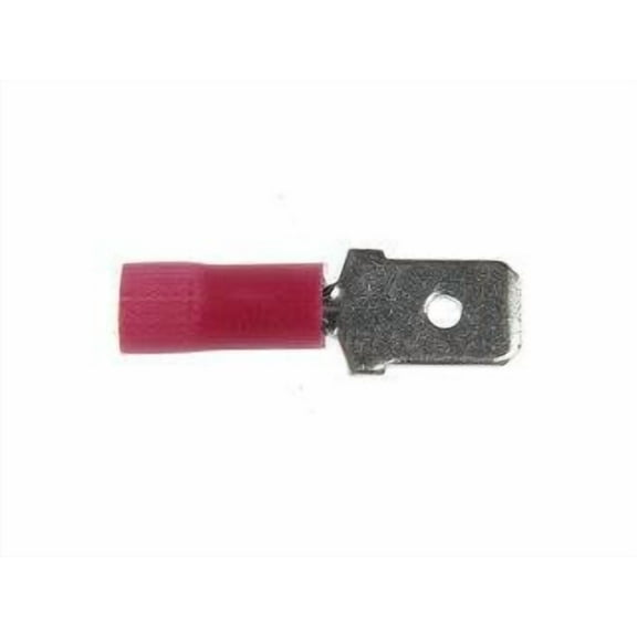 Conduct-Tite Male Disconnect Terminal, 22-18 Gauge, .250 In., Red, Automotive Specialty Parts