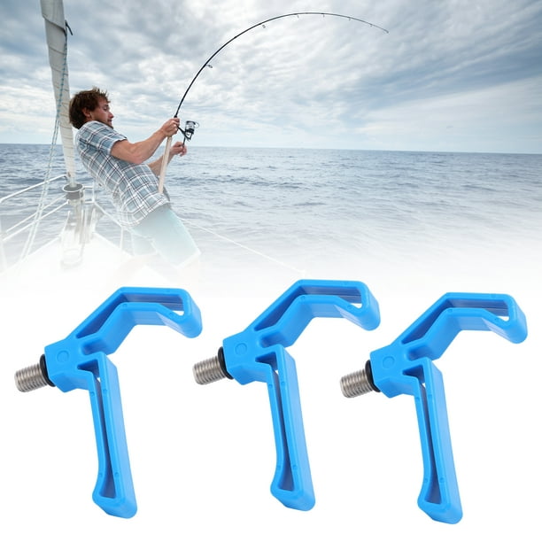 Fishing Rod Rest Gripper, Fishing Rod Rest Head Gripper Fish Pole Support  Stand Tool Foldable For Fishing For Outdoor Blue 