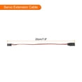 thumbnail image 2 of Cable de extensión de servo de 5 piezas, conector de 3 pines, macho a hembra, 7.9 pulgadas, 26AWG, cable de 30 núcleos para receptor de servo, 2 of 5