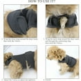 thumbnail image 3 of TELOLY 2026 New Dog Anxiety Relief Coat,Adjustable Shirts for Dogs Anxiety,Dog Anxiety Vest Jacket for Fireworks,Thunderstorm,Travel,Separation,Anxiety Calming Vest Wrap for Small Medium Large Dog, 3 of 7