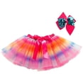 thumbnail image 2 of Kogui Tutu for Girls Layered Ballet Tulle Rainbow Tutu Skirt for Little Girls Dress Up 5T 8T (Hot Pink,5-8 Years), 2 of 3