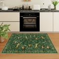 thumbnail image 3 of DUKINO 4x6 Rug, Washable Animal Area Rug with Non Slip Vintage Design, Indoor Soft Low Pile Carpet for Bedroom, Nursery, Dining Room, Farmhouse, Playroom, Green, 3 of 7