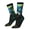 2 Black-1, variant on Fluorescent Wolf Crew Socks for Men & Women, Breathable Casual Athletic Ankle Socks