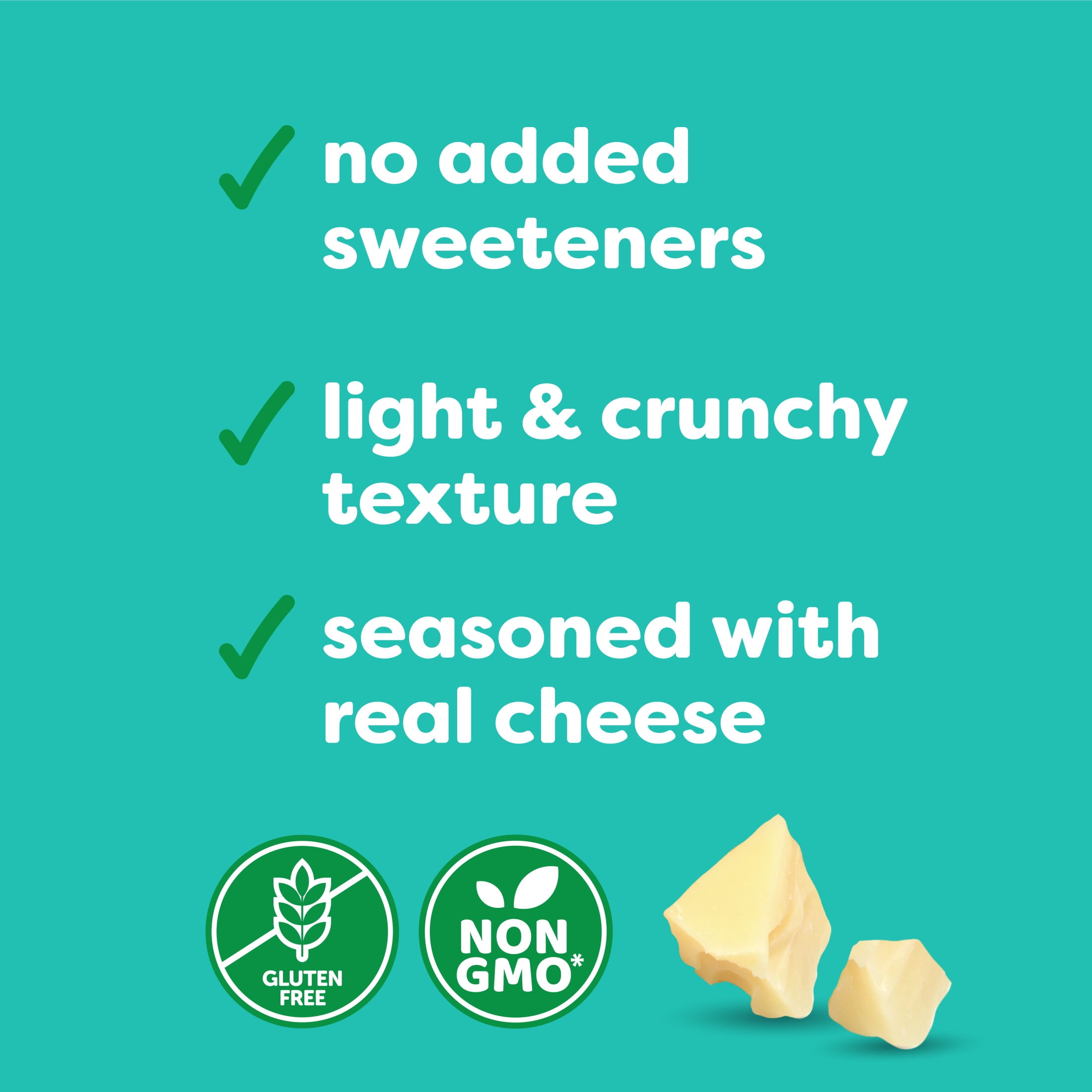 (6 pack) Beech-Nut Puffies Veggie Cheddar Whole Grain Toddler Snack Puffs, 1.48 oz Bag