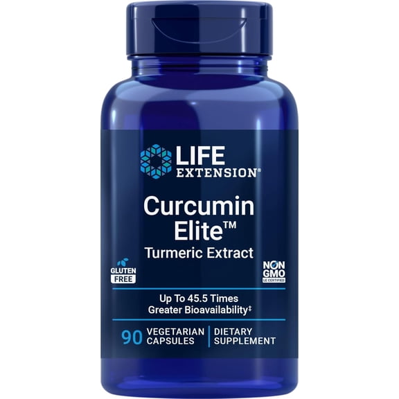 Life Extension Curcumin Elite Turmeric Extract, 90 Vegetarian Capsules