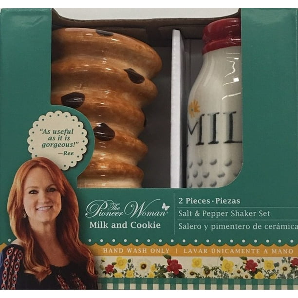 The Pioneer Woman Milk & Cookies Salt & Pepper Shakers, 2 Piece - Walmart.com - Walmart.com