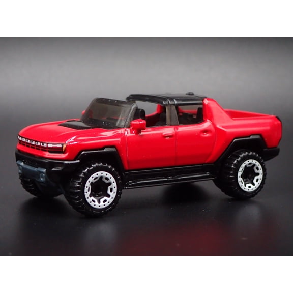 Open Box 2022-2025 HUMMER EV ELECTRIC PICKUP TRUCK RED 1:64 SCALE DIECAST MODEL CAR