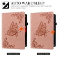 thumbnail image 3 of iPad Pro 11 Case 2021/2020/2018, iPad Air 4th Generation Case, Folio Stand PU Leather Smart Wallet Cover with Auto Wake/Sleep Pencil Holder Slim iPad Cover for Girls Women,Pink, 3 of 5