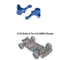 thumbnail image 4 of 2pcs Metal Front Steering Knuckle Arm Compatible With Traxxas 4-tec 2.0 3.0 2.0 Vxl 1/10 Rc On-road Car Upgrade, 4 of 5