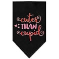 thumbnail image 2 of Pet and Dog Bandana Screen Printed, "Cuter Than Cupid", 2 of 7
