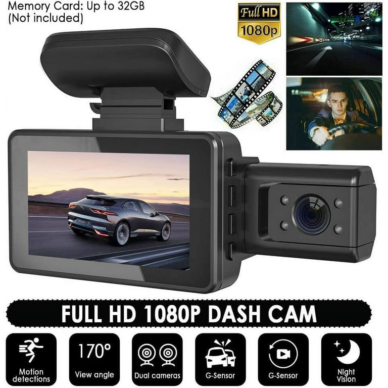 XGODY 10.26 Screen Dual Dash Camera for Car Dash Cam Front&Rear