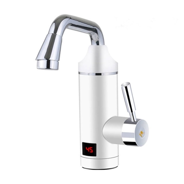 Electric Instant Hot Water Heater LED Temperature Display Tankless Rapid Heating Faucet Shower Tap Bathroom Kitchen ,Built To Last