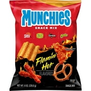 Munchies Flamin' Hot Flavored Snack Mix, 8 oz, Single Pack (Packaging may vary)
