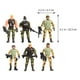thumbnail image 4 of EeaseMX 6 piezas de juguetes de soldado militar flexibles para niños (tipo aleatorio), 4 of 7