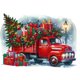 thumbnail image 1 of DIY Parcial Forma Especial Taladro Diamante Pintura Navidad Coche Clásico 40x30cm, 1 of 9