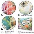thumbnail image 3 of Designart "Guardian Pufferfish Of The Coral Realm I" Coastal Coral Under Water Canvas Prints, 3 of 7
