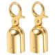 thumbnail image 5 of unbranded 2Ud Gancho Para Cuerda Con Tope De Aluminio Dorado Para Uso Interior Con Duradero, 5 of 8