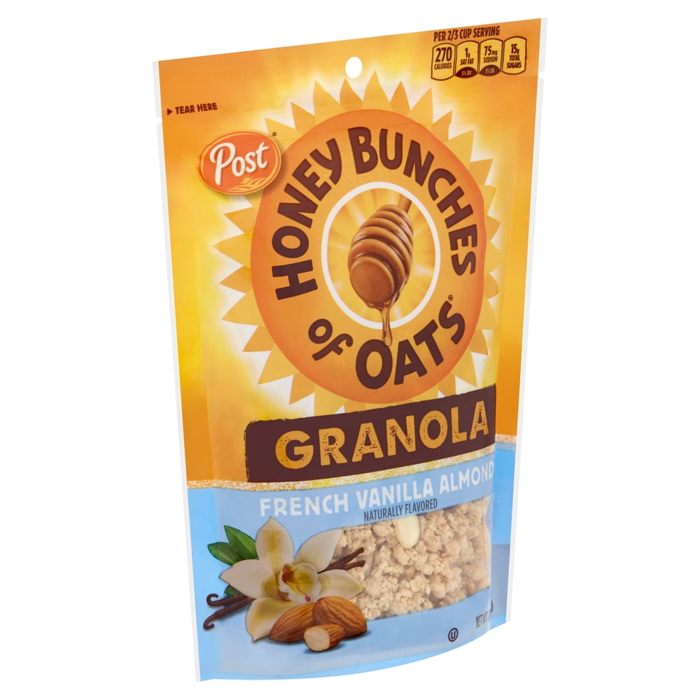 Post Honey Bunches of Oats French Vanilla Almond Granola, 11 oz