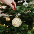 thumbnail image 5 of sruoe Christmas Ball Ornaments, Christmas Tree Hanging Ornaments, Shatterproof Ornaments, Flocked Christmas Balls, Shatterproof Hanging Balls for Holiday Birthday Wedding Party Christmas Decor, 5 of 5