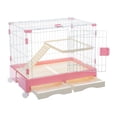 thumbnail image 1 of Jaula Para Conejos De Interior Extragrande Strade Fareast Limited Color Rosa 82 cm x 55 cm x 69 cm, 1 of 8