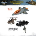 thumbnail image 2 of Juguete Set Militar Completo con Jet, Helicóptero, Lancha y Figura de Soldado Incluida, 2 of 4
