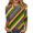 003_Orange, variant on Mardi Gras Outfits for Women 3/4 Length Sleeve Plus Size Top, Cozy Round Neck Tee Shirt for 2026 Carnival Party Wear