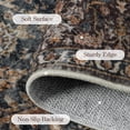 thumbnail image 3 of Collive Area Rug for Living Room 5x7, Machine Washable Vintage Antique Distressed Rugs for Bedroom, Soft Non-Slip Low Pile Indoor Floor Accent Carpet for Office Entryway Nursery Dining Room - Brick, 3 of 8