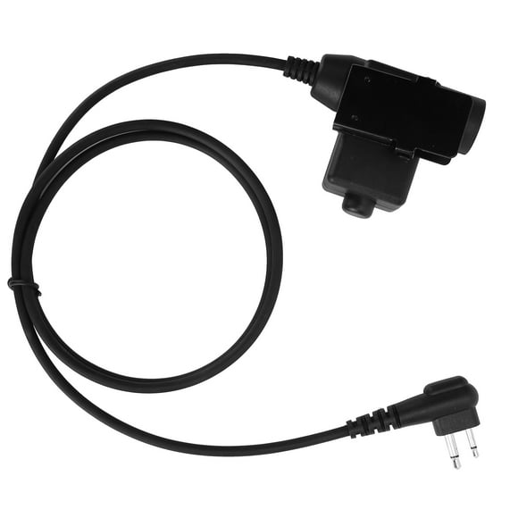 U94 Headset Adapter U94 Headphone Adapter U94 Ptt Earphone Adapter Headset Adapter For Gp88 U94 -talkie Headset Adapter U94 2Pin PTT Headset Adapter Portable WalkieTalkie Adapter
