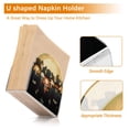 thumbnail image 4 of Cats Black Suits Napkin Holder for Table Clear Napkin Stand Paper Holder Acrylic Organizer Dispenser Napkins for Dinner Kitchen Restaurant Room, 4 of 8