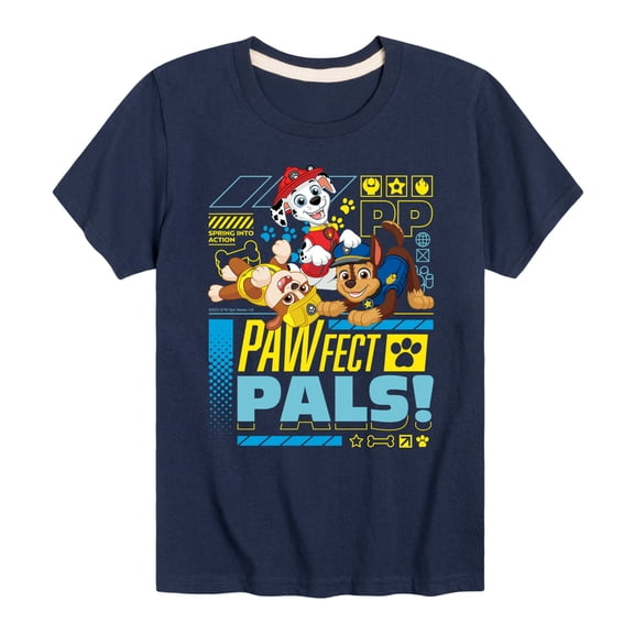 Paw Patrol - Pawfect Pals - Toddler & Youth Short Sleeve Graphic T-Shirt
