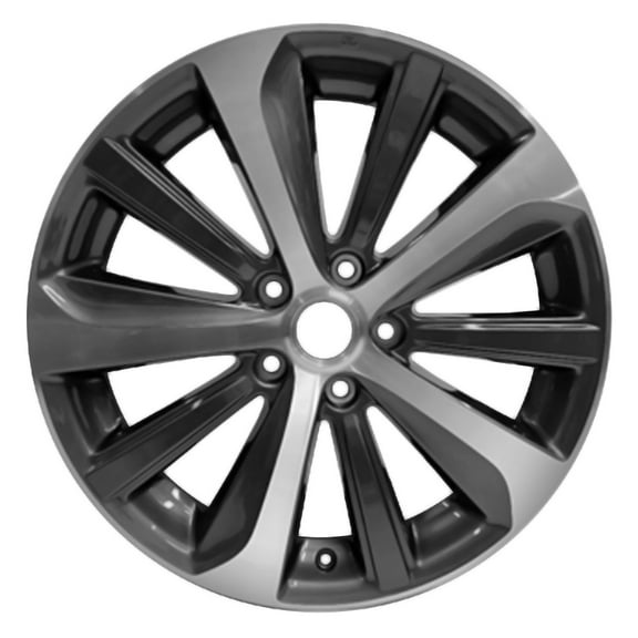 Remanufactured Machined and Painted Charcoal Aluminum Wheel 18 x 7.5 28111AL01A fits 2015-2019 Subaru Legacy