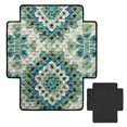 thumbnail image 6 of FOR U DESIGNS Boho Mandala Floral Print Sofa Cushion Slipcover Recliner Chair Cover for Large Recliner Waterproof Reclining Cushion Slipcover Non-Slip Armless Reclining Sofa Cover, 6 of 6