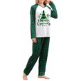 thumbnail image 4 of Christmas Family Matching Pajama Sets Cute Christmas Tree Elk Sleepwear Holiday PJS Sleepwear for Couples Kids Bab, 4 of 10