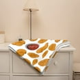 thumbnail image 4 of Blanket Chicken Nuggets Fried Throws Gift for Kids Boys Girls Plush Lightweight Sheet Funny Food Stuffed Super Soft Flannel Blankets Men Women Bedding for Party Couch Bed-50"x40" Poster for Toddler, 4 of 5