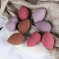 thumbnail image 3 of 1 Pc 3 Shapes Waterdrop Multi-color Makeup Sponge Cosmetic Puff Blending Sponges Foundation Powder Puff TYPE A-WINE RED, 3 of 8
