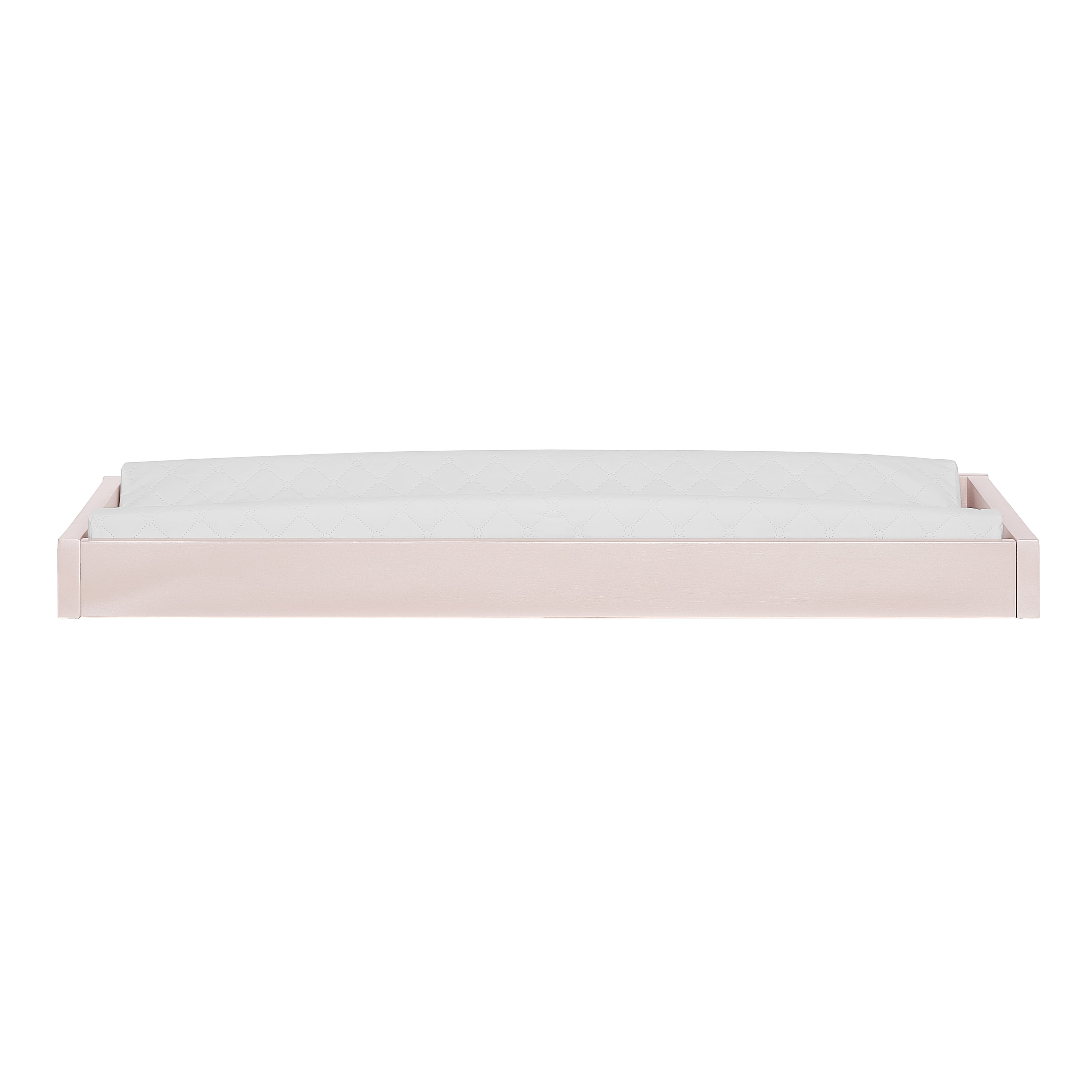 Evolur Mid Century Changing Tray, Blush Pink Pearl