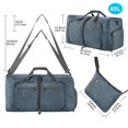thumbnail image 2 of Bolsa de viaje Vomgomfom 85 L con compartimento para zapatos, color azul, 2 of 7