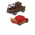 thumbnail image 2 of Disney Cars on the Road Lightning McQueen and Tow Mater Die Cast Set New w Box, 2 of 3