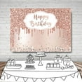 thumbnail image 3 of 5 ft x 3 ft Rose Gold Diamond Birthday Backdrop – Glittering Decoration for Girls, Ideal for Birthday Parties, Photo Booths, and Celebrations, 3 of 6