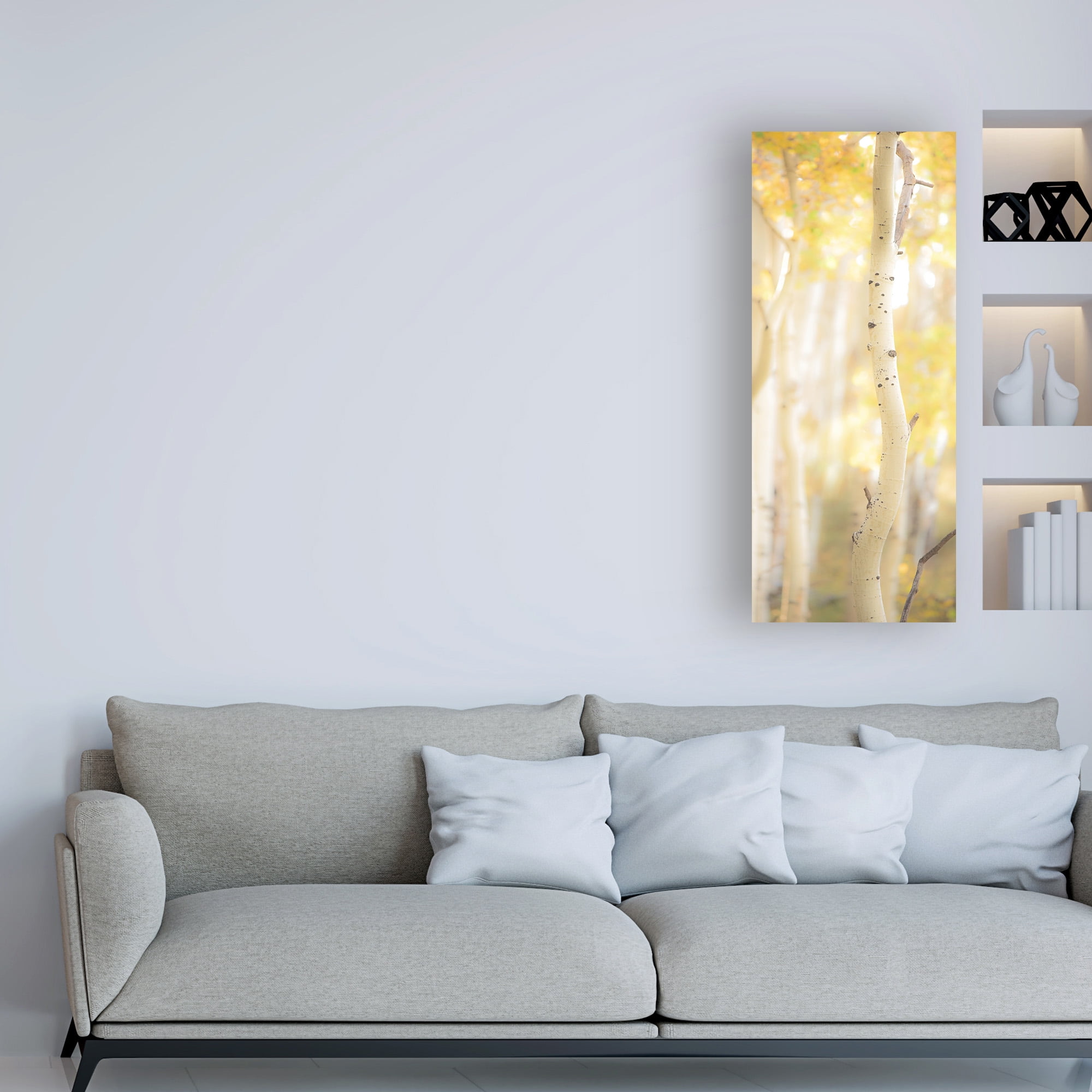 Trademark Fine Art 'Yellow Birch 3' Canvas Art by Dan Ballard