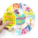 thumbnail image 2 of Pegatinas con cita motivacional, 50 unidades, coloridas e inspiradoras, 2 of 2