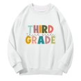 thumbnail image 5 of RMGVDSD Back To School Sweatshirt for Girls Letter Print Long Sleeve Pullover Crewneck Sweatshirts First Day Of School Soft Casual Tops Kids Sweatshirt 3-4 Years, 5 of 7