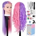 thumbnail image 1 of Cabeza de maniqu&#2013265933&#2013265933 con 70% de cabello real, TopDirect 26" Maniqu&#2013265933 de cabello con cabeza de maniqu&#2013265933 de cabello Pr&, 1 of 7