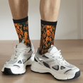 thumbnail image 5 of Goofa Daisies Printed Men's Crew Socks, Soft Durable Breathable Moisture-Wicking with Odor Control Cotton socks, 5 of 9