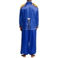 thumbnail image 4 of Aislor Mens 2Pcs Hippie Music Star 1960s Halloween Xmas SGT Sergeant Pepper Jacket with Pants Royal Blue M, 4 of 7