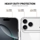 thumbnail image 5 of For iPhone 17 Pro Max Case TPU + PC Transparent Phone Cover with Kickstand, 5 of 5
